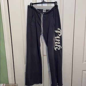 Pink by Victoria secret gray warmups.